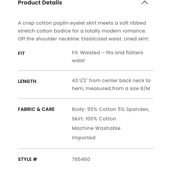 LOFT Off the shoulder dress - Picture 8 of 8